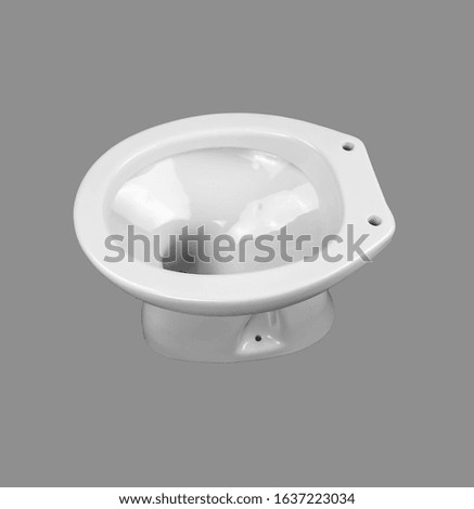 Tablet for the toilet, seat for the toilet. Sanitary cabinet, colored. For free post production