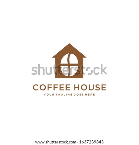 Creative modernCoffee house logo design Vector sign illustration template