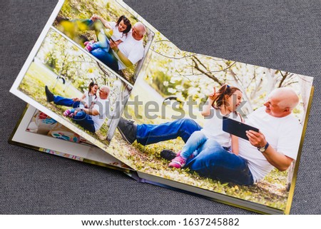 children's photo book, summer holidays