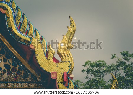 Temple Architecture : Wat pho in Bangkok ,Thailand