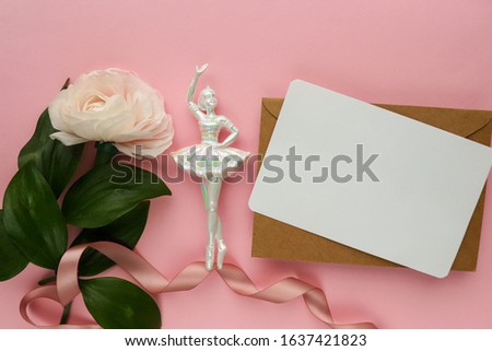 greeting card design. small bouquet on a pink background. wedding invitation. congratulation