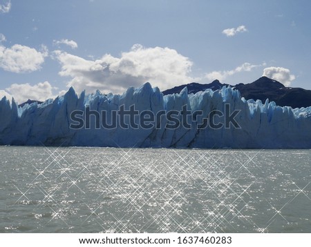 Perito Moreno glacier at La glacier national park