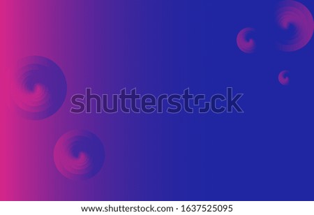 Circle graphic, abstract gradation on a classic blue and Fluorescent pink  background with copy space. card. Poster. elements design for presentation background.