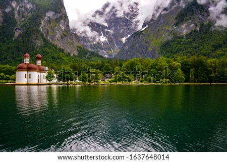 Schoenau am Koenigssee, Bavaria, Germany Royalty-Free Stock Photo #1637648014