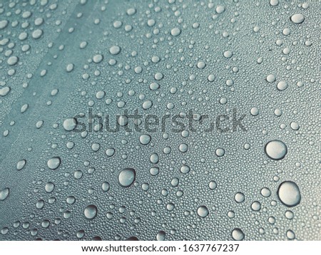 Abstract of rain droplet background 