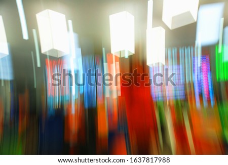 Colorful blurred light traces abstract background