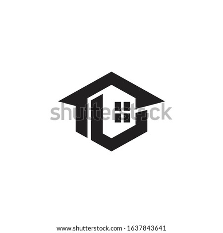 home hexagon logo design inspiration
