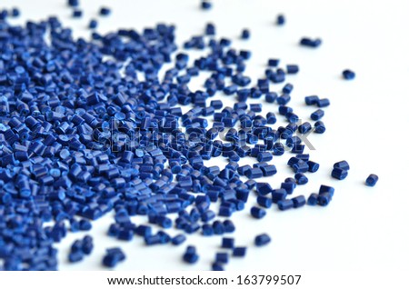 blue polymer resin