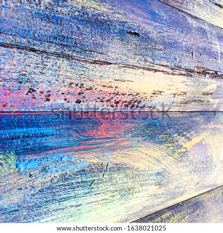 Texture of multicolored wooden boards