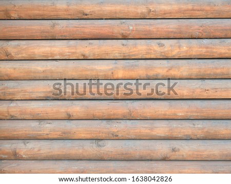 Old wooden wall. Wall of boards, geomeric pattern, horizontal background.
