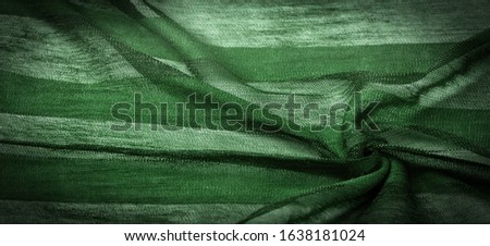 Texture, background, design, light transparent silk green fabric, Soft-touch material is available in a rainbow of colors to blend with the latest designs of your projects