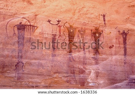 Petroglyphs at Buckhorn Wash, Utah