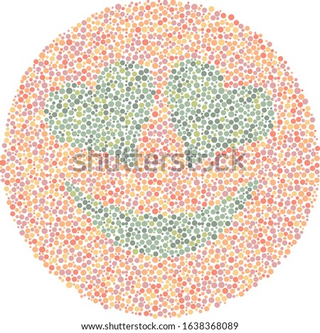 Color Blind Test - Heart-shaped eyes