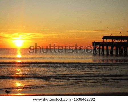 No Edit Bright Beach Sunrise