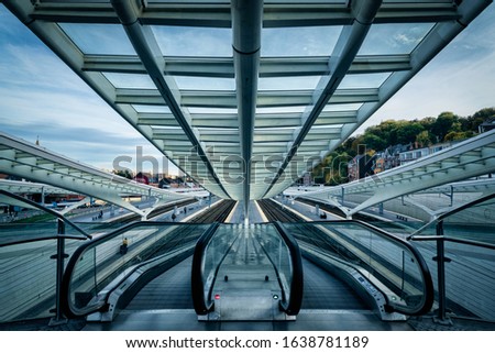 Symmetries at The Guillemins rail station, Liege, Belgium