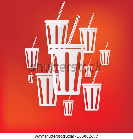 Cold drink web icon
