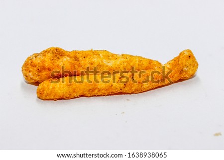 A picture of cookies on white background