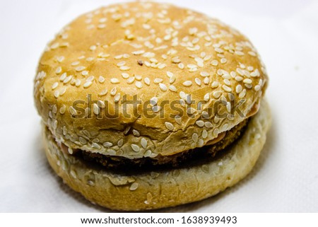 A picture of veg burger