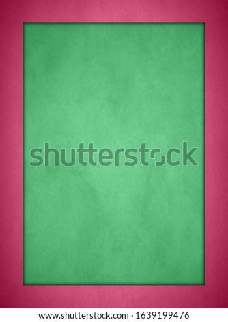 A light green parchment texture background with a light red textured frame in portrait orientation.