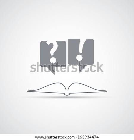 Reading a Book - Icon Design