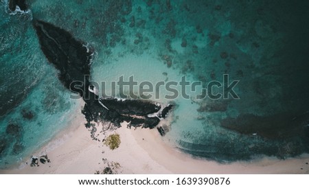 Hawaii Sandy Beach Aerial Drone 
