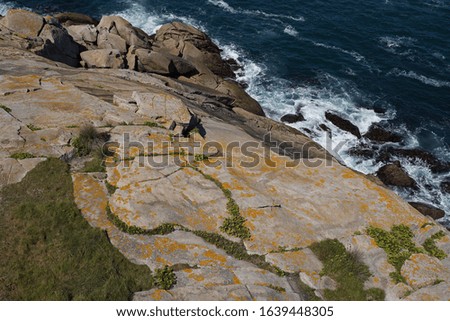 Cliffs in the coast of Galicia,Spain