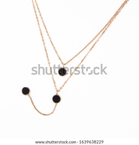 set of fashion pendants and necklaces