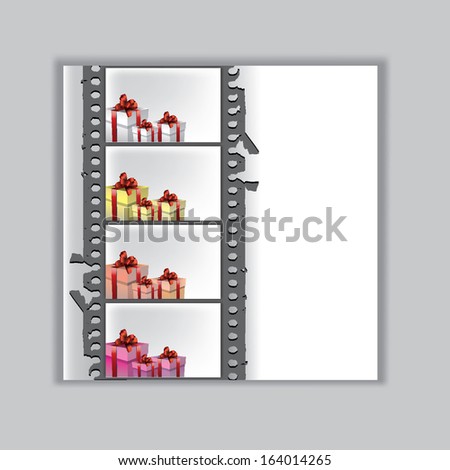 vector illustration set of colorful gift box symbols