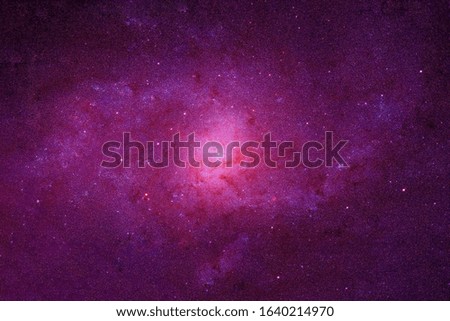 Red galaxy, deep space. With the stars. Elements of this image were furnished by NASA.