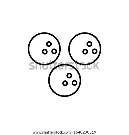 Bowling balls icon. Simple line, outline vector elements of prize icons for ui and ux, website or mobile application