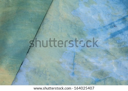 Colorful Bed Sheet Used For Painting