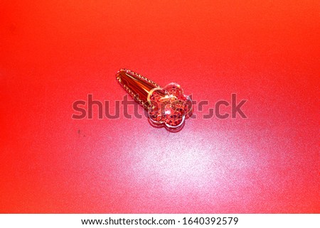Star gift on a red background
