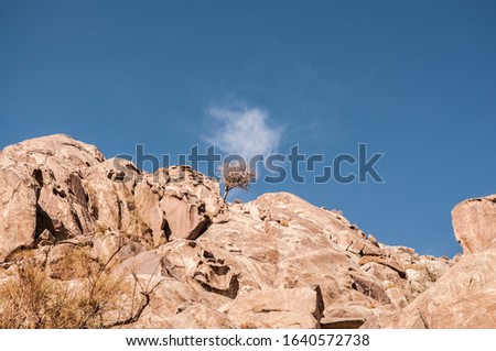 granite mountain in south of iran