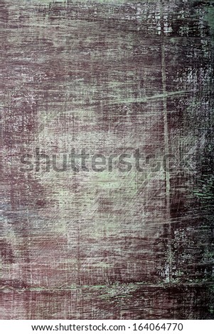 brown and green wooden painted surface, background