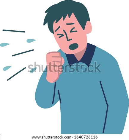 sick man sneeze  cough virus hay fever Royalty-Free Stock Photo #1640726116