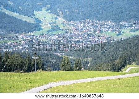 Idyllic summer landscape in Seefeld, Austria