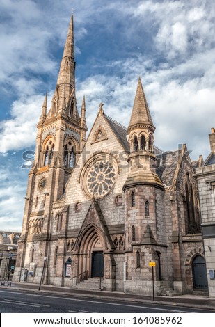 Gilcomston South Church in Aberdeen, Scotland Royalty-Free Stock Photo #164085962