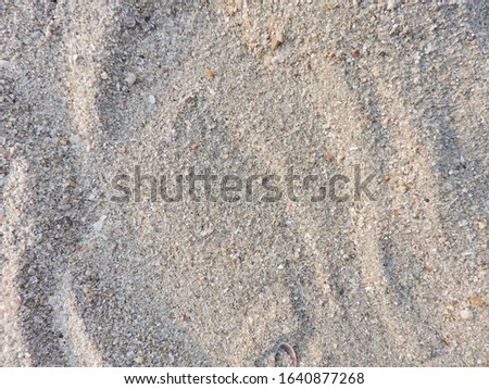 Natural beach sand,Texture of sand on the beach, background.