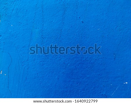 Blue concrete wall texture background abstract