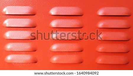 vent made of red iron