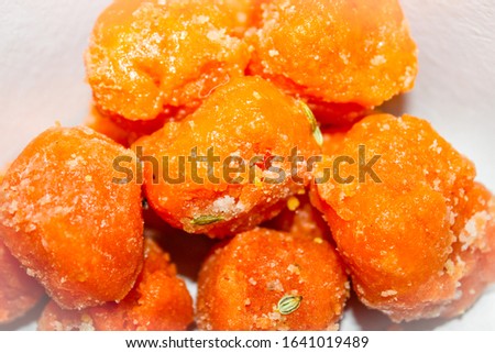 A picture of indian sweets