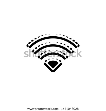 wifi symbol. flat wireless wifi icon vector - High Quality