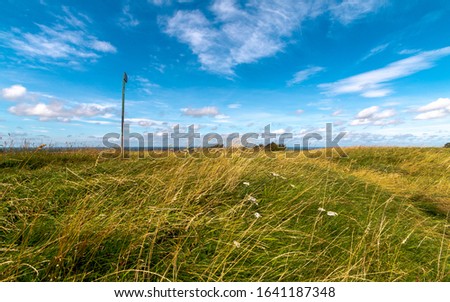 Ireland. Hill of Tara landscape