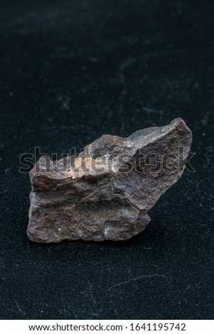 Chondrite Meteorite H Type isolated, piece of rock formed in outer space in the early stages of Solar System as asteroids. This meteorite comes from an asteroid fall impacting Earth at Atacama Desert
