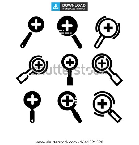 zoom icon or logo isolated sign symbol vector illustration - Collection of high quality black style vector icons
