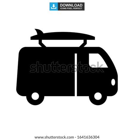 van icon or logo isolated sign symbol vector illustration - high quality black style vector icons
