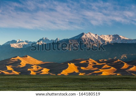 Great Sand Dunes National Park Royalty-Free Stock Photo #164180519