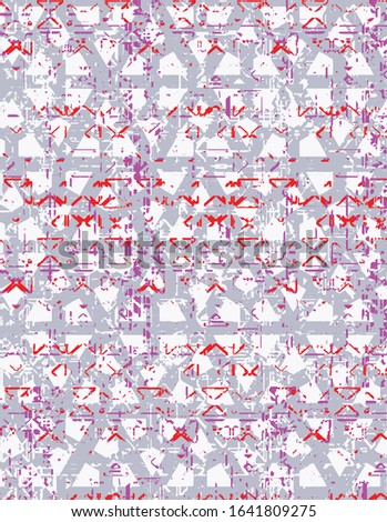 Blots and geometric shapes. Paint seamless texture. Abstract vector background for web page, banners backdrop, fabric, home decor, wrapping