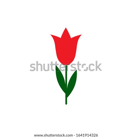 Beauty Vector Tulip flowers design logo Template icon - Vector