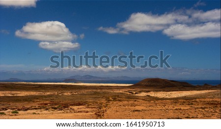 Natural park of Corralejo, Fuerteventura, Spain